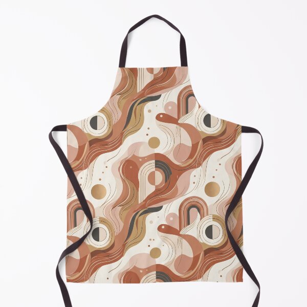 Item preview, Celestial Flow Abstract Seamless Pattern designed and sold by MoonwoodStudio.