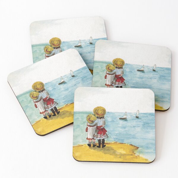 Item preview, Seaside sisters, painted by May Chatteris Fisher designed and sold by TerryKerrImages.