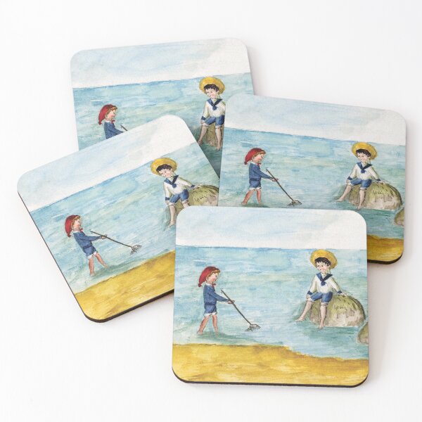Item preview,  Young boys at the English seaside in 1885 designed and sold by TerryKerrImages.