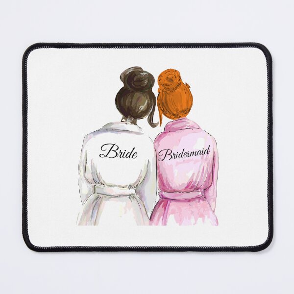Item preview, Personalized Bridesmaid Gift (Brunette & Redhead) designed and sold by premiertreats.