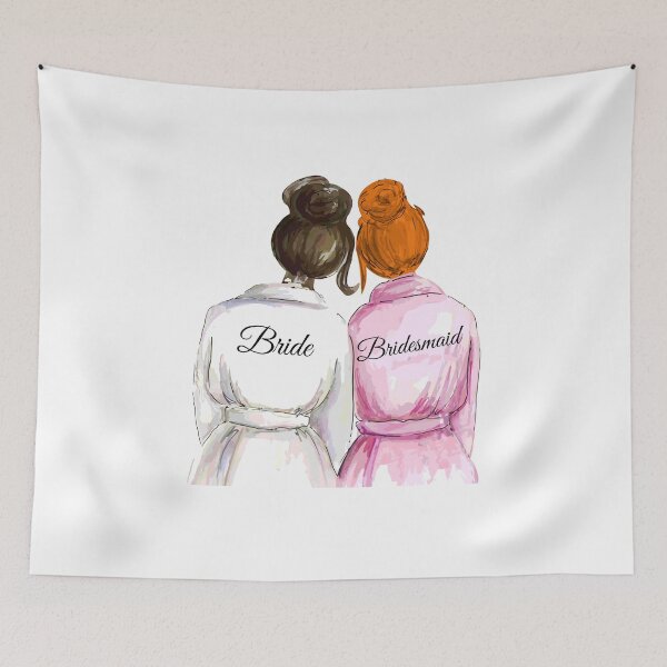 Item preview, Personalized Bridesmaid Gift (Brunette & Redhead) designed and sold by premiertreats.