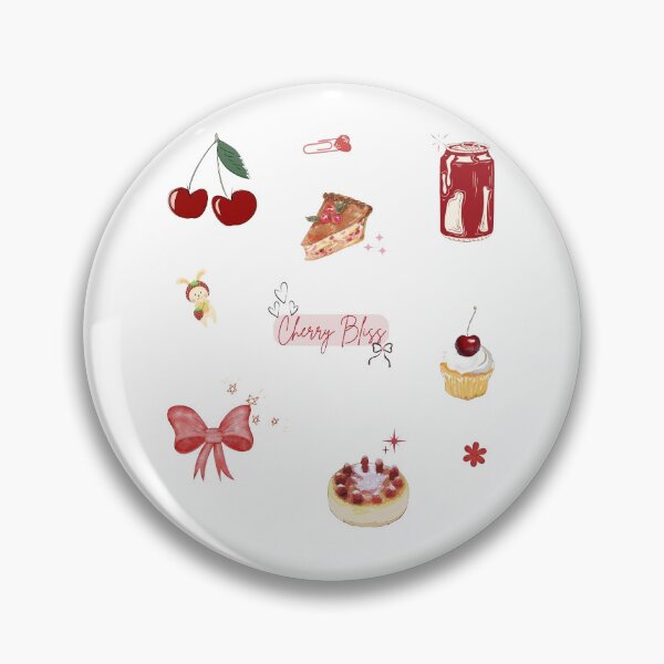 Item preview, cherry stickers collection | red aesthetic stickers | cute stickers pack | stickers pack designed and sold by ravenRM.