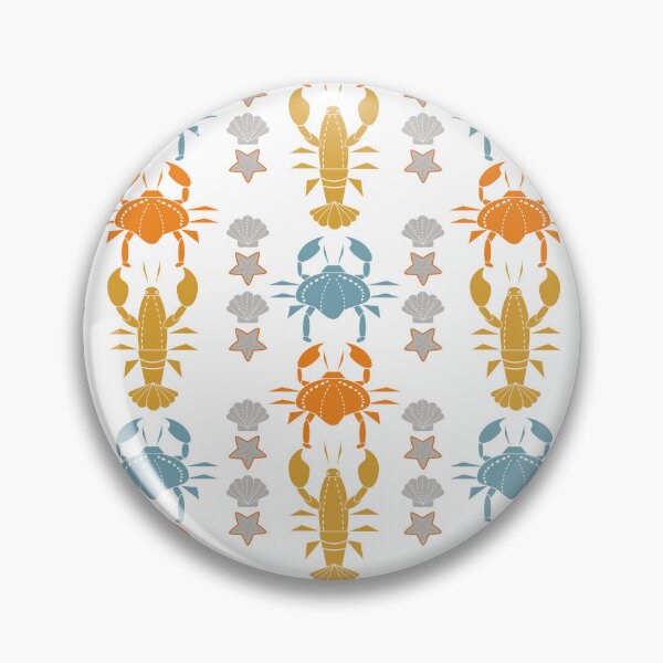 Item preview, Crabs and Lobsters Parade on White designed and sold by mirimo.