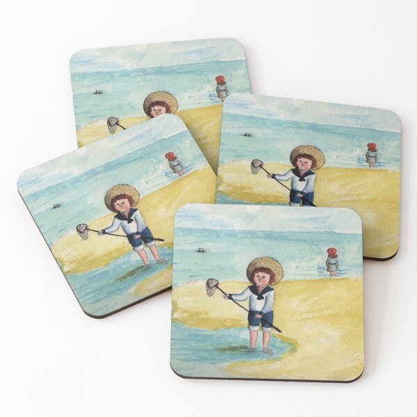 Item preview, Sailor-suited boy, painted by May Chatteris Fisher designed and sold by TerryKerrImages.