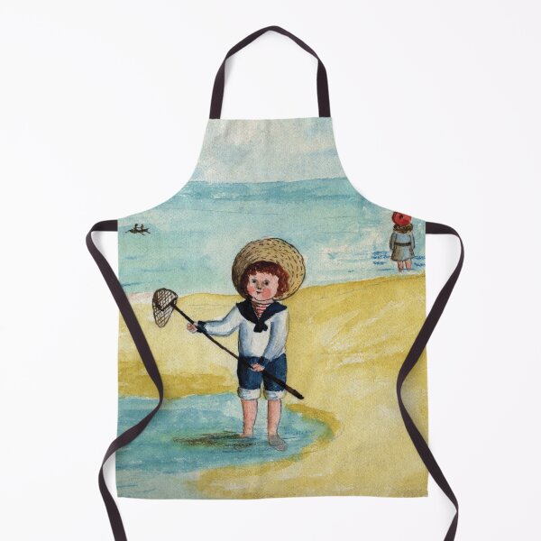 Item preview, Sailor-suited boy, painted by May Chatteris Fisher designed and sold by TerryKerrImages.