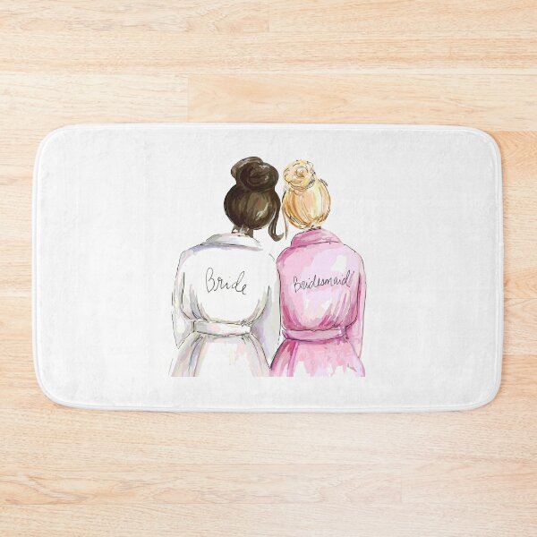 Item preview, Personalized Bridesmaid Gift (Brunette & Blonde) designed and sold by premiertreats.