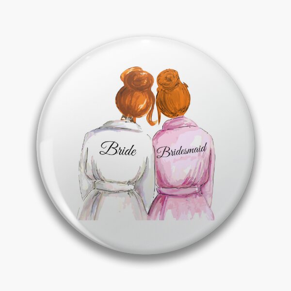 Item preview, Personalized Bridesmaid Gift (Both Redhead) designed and sold by premiertreats.