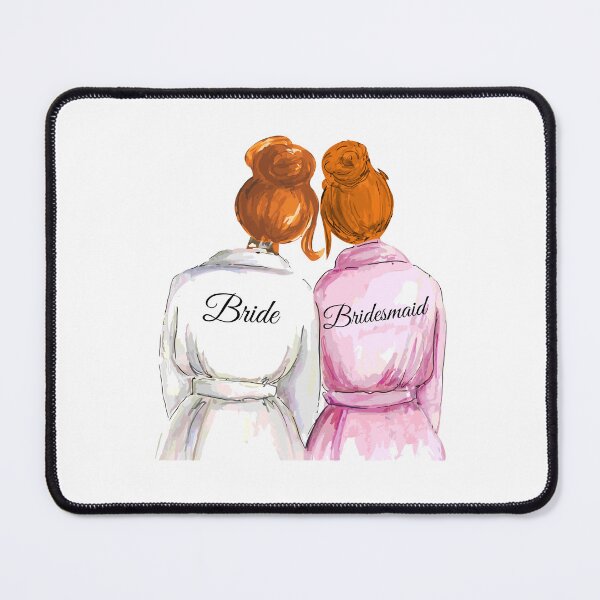Item preview, Personalized Bridesmaid Gift (Both Redhead) designed and sold by premiertreats.