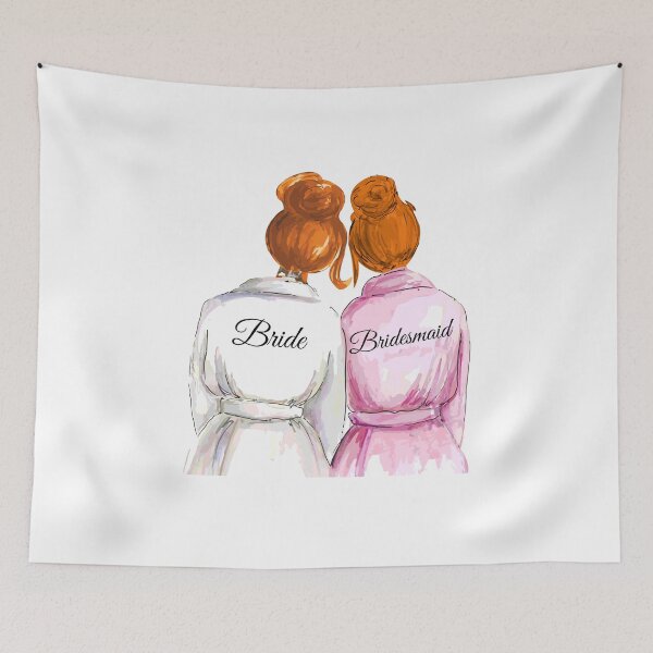 Item preview, Personalized Bridesmaid Gift (Both Redhead) designed and sold by premiertreats.