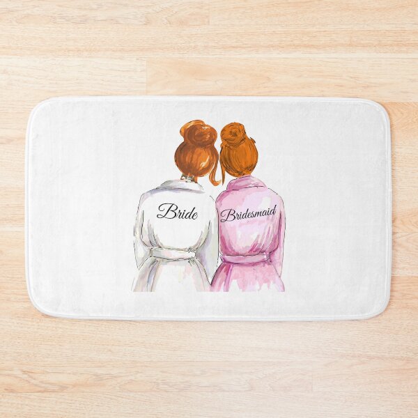 Item preview, Personalized Bridesmaid Gift (Both Redhead) designed and sold by premiertreats.
