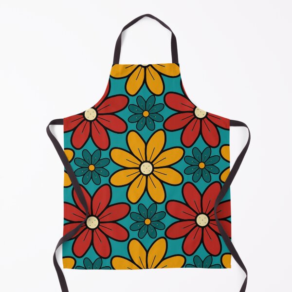 Item preview, Green, Red and Yellow Vintage Flowers Design 96 designed and sold by StefanStudioArt.