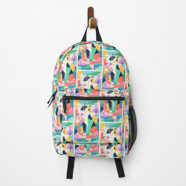 Item preview, Magic Cat in Pastel Geometric Forest designed and sold by Idealforme.