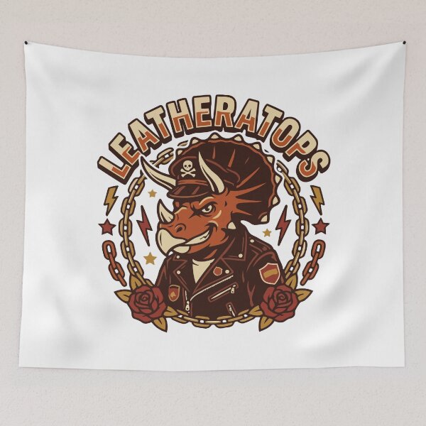 Item preview, Leatheratops designed and sold by tigrootiger.