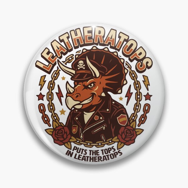 Item preview, Leatheratops puts the tops in Leatheratops designed and sold by tigrootiger.