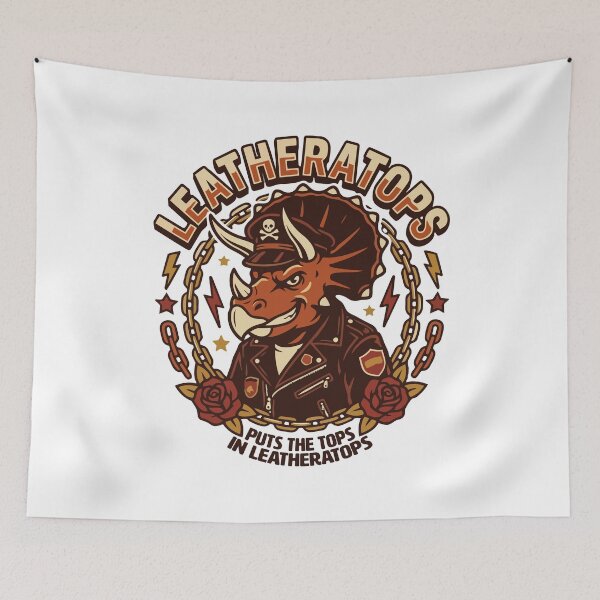 Item preview, Leatheratops puts the tops in Leatheratops designed and sold by tigrootiger.