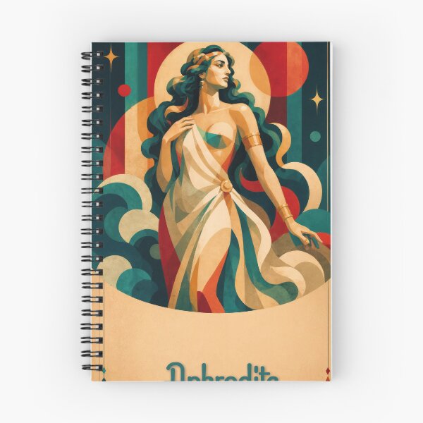 Item preview, Wall Art - Postcard - Aphrodite Eternal – Art Deco Goddess designed and sold by ForeverPrintsOK.