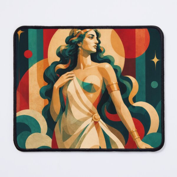 Item preview, Wall Art - Postcard - Aphrodite Eternal – Art Deco Goddess designed and sold by ForeverPrintsOK.