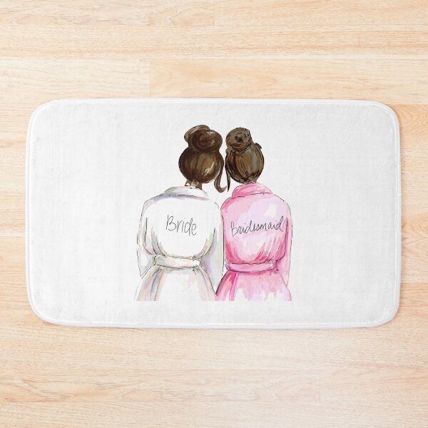 Item preview, Personalized Bridesmaid Gift (Both Brunette) designed and sold by premiertreats.