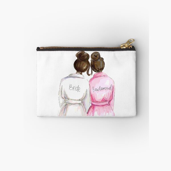 Item preview, Personalized Bridesmaid Gift (Both Brunette) designed and sold by premiertreats.