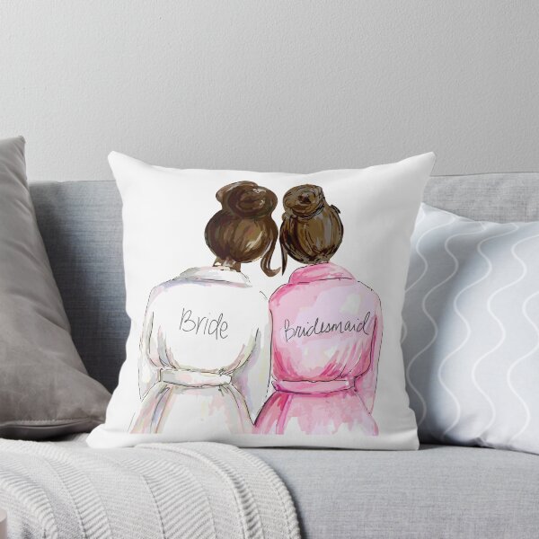 Item preview, Personalized Bridesmaid Gift (Both Brunette) designed and sold by premiertreats.