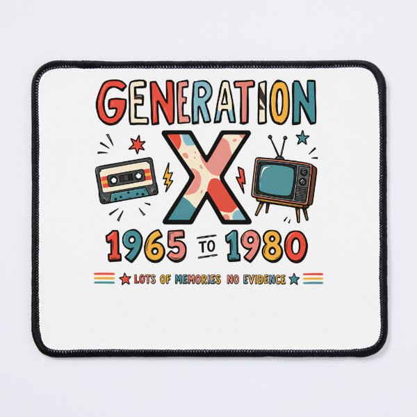 Item preview, Generation X 1965 To 1980 Lots Of Memories No Evidence Gen X Vintage Nostalgia designed and sold by HumansStuck12.