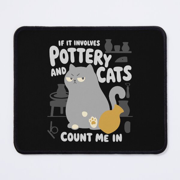 Item preview, Pottery and Cats Count Me In designed and sold by Teequeque.