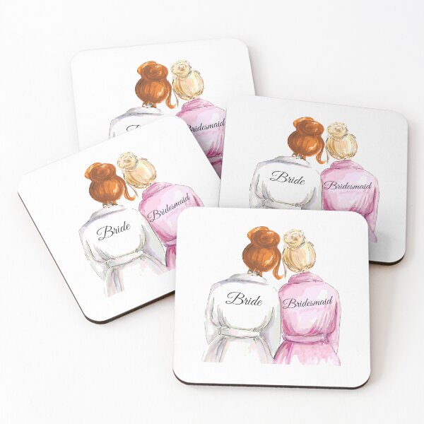 Item preview, Personalized Bridesmaid Gift (Redhead & Blonde) designed and sold by premiertreats.