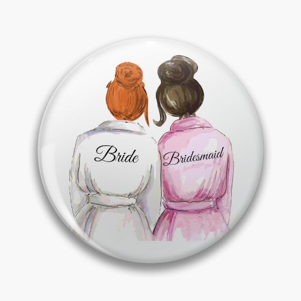 Item preview, Personalized Bridesmaid Gift (Redhead & Brunette) designed and sold by premiertreats.