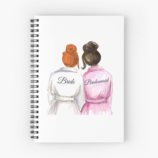 Item preview, Personalized Bridesmaid Gift (Redhead & Brunette) designed and sold by premiertreats.