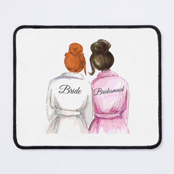 Item preview, Personalized Bridesmaid Gift (Redhead & Brunette) designed and sold by premiertreats.