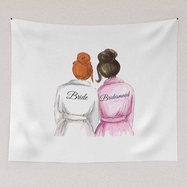 Item preview, Personalized Bridesmaid Gift (Redhead & Brunette) designed and sold by premiertreats.