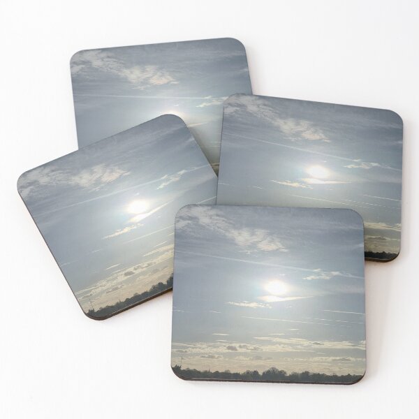 Item preview, Sun and Contrails Over the Park designed and sold by Lookupbyluke.