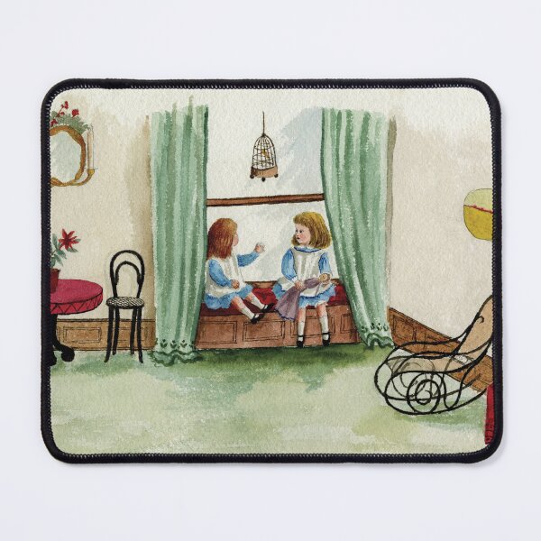 Item preview, Sisters at home in Victorian England in 1885 designed and sold by TerryKerrImages.