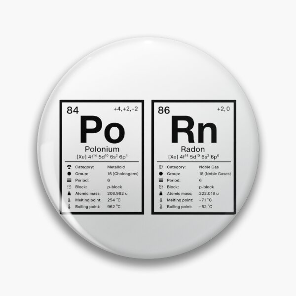 Item preview, Periodic Table Elements:- Radon and Polonium  designed and sold by jeehh.