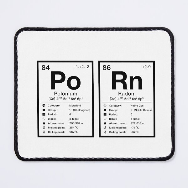 Item preview, Periodic Table Elements:- Radon and Polonium designed and sold by jeehh.