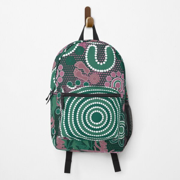 Item preview, Dot Painting Spirit Bushland Deep Green designed and sold by AboriginalartVI.