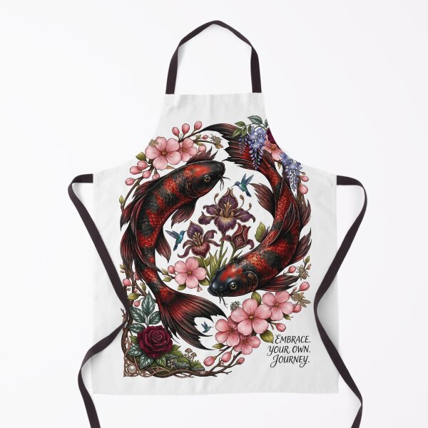 Item preview, Koi Fish Floral Journey Reflection designed and sold by Sovereign Supply Co..