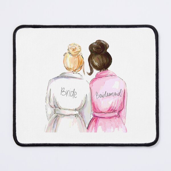 Item preview, Personalized Bridesmaid Gift (Blonde & Brunette) designed and sold by premiertreats.
