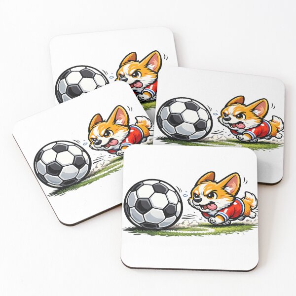 Item preview,  Soccer Corgi Tiny Legs Big Dreams designed and sold by PatiImagination.