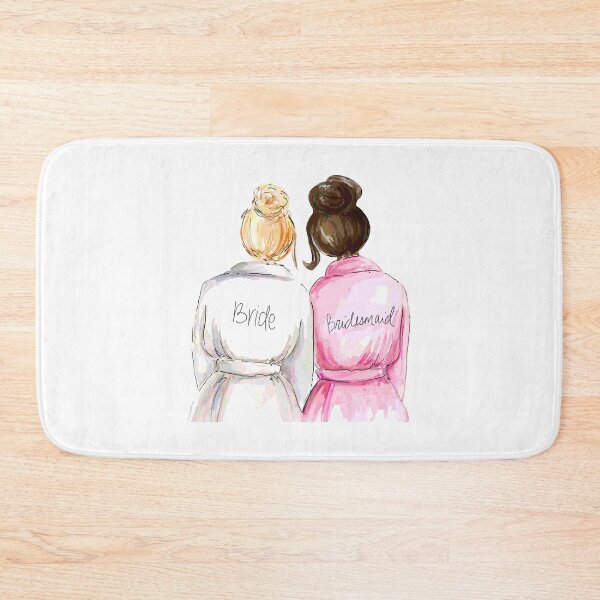 Item preview, Personalized Bridesmaid Gift (Blonde & Brunette) designed and sold by premiertreats.