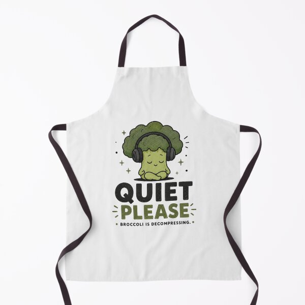 Item preview, Quiet Please - Funny Introvert Broccoli Design designed and sold by BlackSector77.