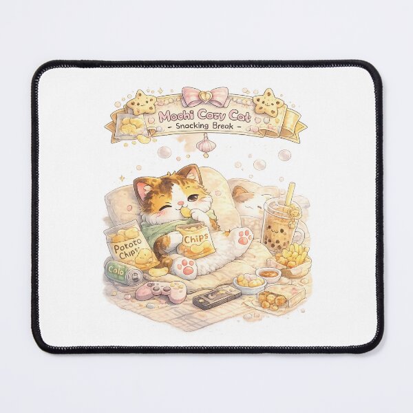 Item preview, Mochi Cozy Cat – Snacking Break designed and sold by Mochi Studio.