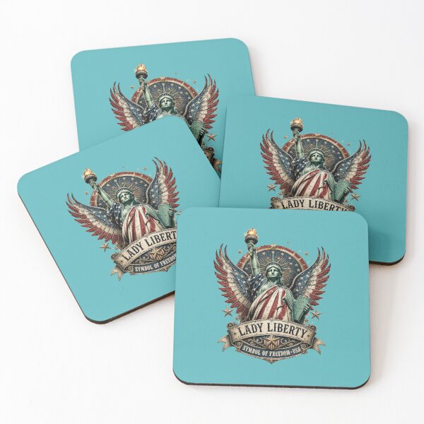 Item preview, Statue of Liberty Patriotic USA Flag Emblem designed and sold by Sergio1106.
