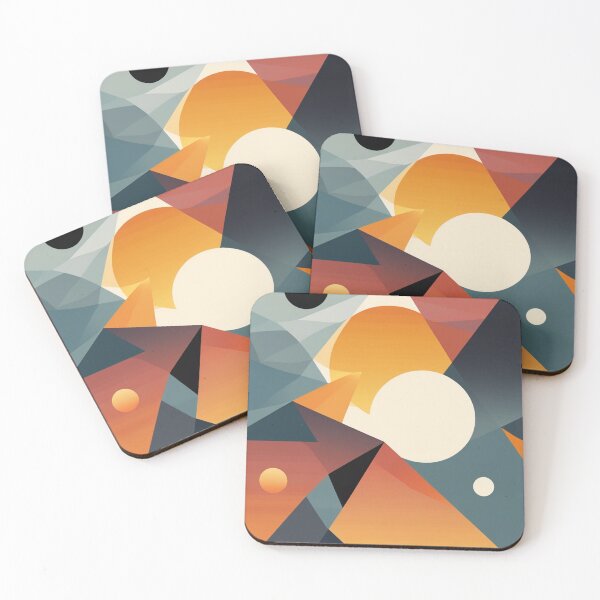 Item preview, Traditional Blockprint Sun Vibrant Tones Poster designed and sold by EnmarcArt.