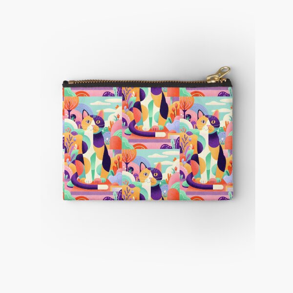 Item preview,  Magic Cat in Pastel Geometric Forest designed and sold by Idealforme.