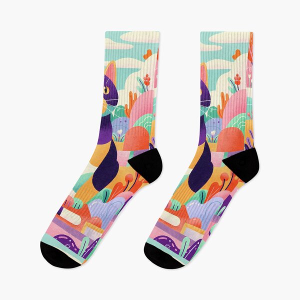 Item preview,  Magic Cat in Pastel Geometric Forest designed and sold by Idealforme.