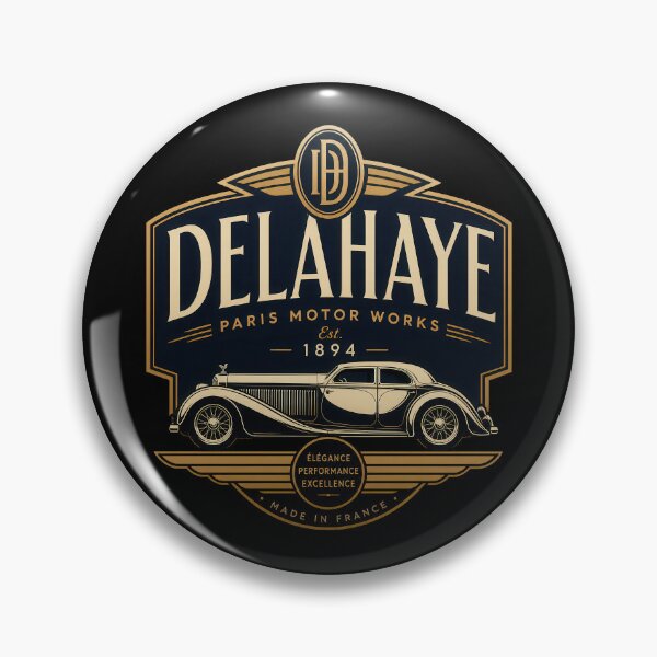 Item preview, Delahaye French Classic Luxury Automobile Art designed and sold by Retr0Tshirts.