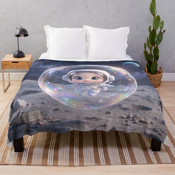 Item preview, Cute Astronaut Bubble Art designed and sold by krazzyremo.