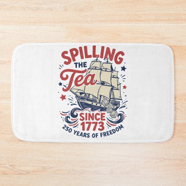 Item preview, Spilling Tea Since 1773 Patriotic History Party Humor designed and sold by FreshVibe Prints.