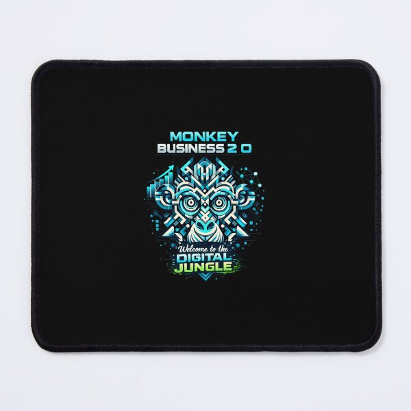 Item preview, DIGITAL JUNGLE — Cyber Geometric Monkey 2.0 designed and sold by Cabrasco.